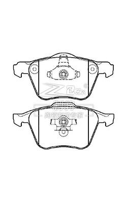 Κίνα Κεραμικό Volvo Xc90 Μπροστά φρένα D979 OEM 2742856 ATE σύστημα πέδησης προς πώληση