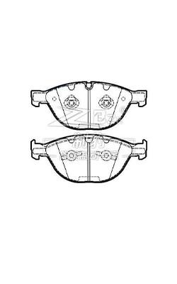 China BMW E60 D1151 Front Ceramic Brake Pads 34116763652 ATE Braking System for sale