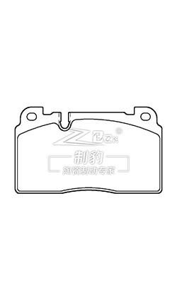 China Audi Q5 Ceramic Audi Brake Pad Set D1663 , 8R0 698 151D for sale