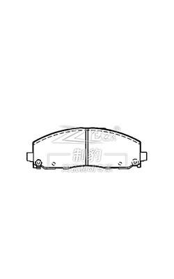 China Chrysler 2013 Grand Voyager/ Journey (Import) Ceramic Brake Pad 7B0 698 151 G for sale