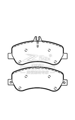 China D1406 Mercedes-Benz X204 Front Ceramic Brake Pads 005 420 48 20 for sale