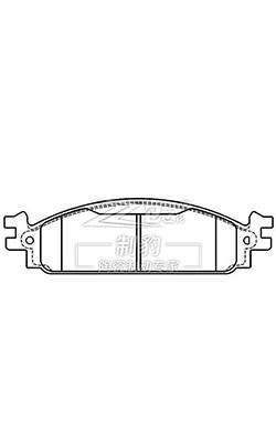 Китай 8A8Z-2001-A Керамические Ford Edge Brake Pads D1376 Автоматическая замена тормоза продается