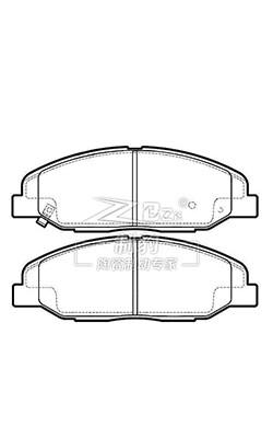 China Cadillac 2008-2009  CTS V6 3.6 Cadillac Brake Pad Set Ceramic Brake Pad 25814699 for sale