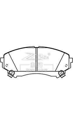 China Cadillac 2010-2011 CTS Ceramic Brake Pad Front D1331 , 25958115 for sale