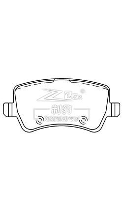 China Volvo Xc60 Rear Brake Pads Ceramic Brake Pad D1307 / 1426143 for sale