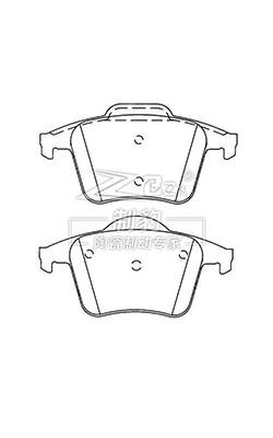 China Precision Ceramic Cadillac Brake Pads with Chamfered Edges for sale