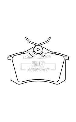 China Toyota Front Rear Brake Pad Set ZK-11013 with OEM 04466-12130 for N Series Vehicle for sale