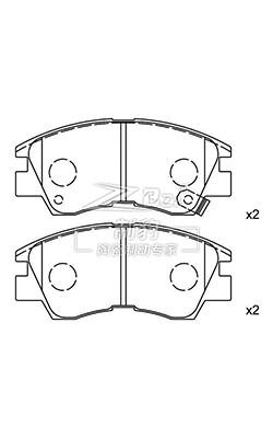 China Ceramic Rear Brake Pad OEM 04466-12130 With OE Number 04465-35290 for sale