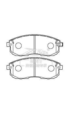 China Affordable Brake Pad Set For Nissan Teana Akebono Braking System for sale