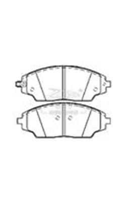 China Mercedes Benz remkussenset Compatibiliteit past bij verschillende modellen nr. ZK-03031 Langdurig Te koop