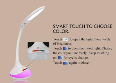 China Highly sensitive touch sensor led table lamp, 256C night light for study desk lamp for sale