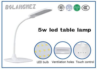 China Double color temperature adjust battery LED Table Lamp with flexible arm can be light different angle for sale