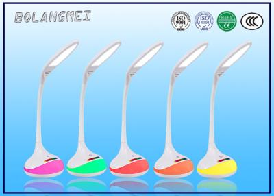 China Touch dimmer flexible LED Desk Lamp with 3 grade dimmer and RGB base for sale