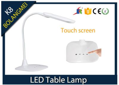 China Rechargeable touch sensor led table lamp with two color temperature for sale