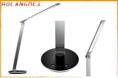 China Flexible Ultra - Thin Base Metal LED Table Lamp With VA  LCD Calendar Display 12W for sale