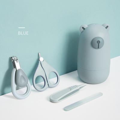 China Finger NOKI Best Amazon eBay Export Supplier Safe Material Stainless Steel PP Baby Nail Clippers Cutter Newborn Care Set for sale