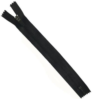 China NO.3 cheap price viable with hard rubber nylon pull anti-packer zipper for clothes for sale