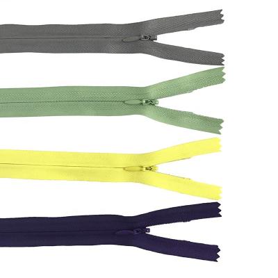 China Wholesale Invisible End #3 Durable Bulk Durable Nylon Invisible Zipper Zipper for sale