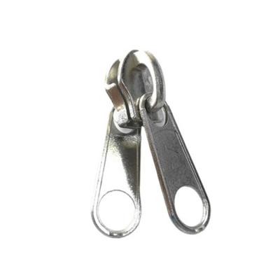 China Durable Double Sided Puller #10 Metal Zipper Slider For Large Nylon Zipper for sale