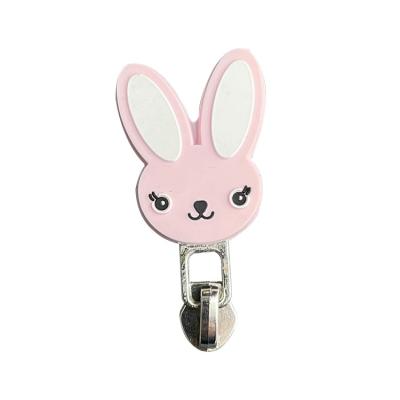 China Viable Manufacture Good Quality Fashion China Custom Clothing Accessory Metal Slips Cartoon Zipper Puller for sale