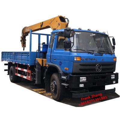 China TRUCK CRANE 4x2 Dongfeng Cargo Truck With 8 Ton Truck Crane for sale