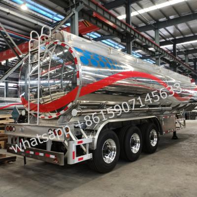 China American /Germany 13-20Tons Mirror Polishing Aluminum Tanker for sale