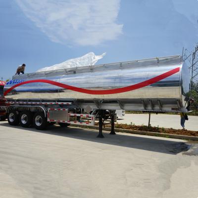 China Truck Trailer DLQ Stainless Steel Tanker Truck Gas Oil Semi Trailers 12 Tires 10000 Gallon for sale