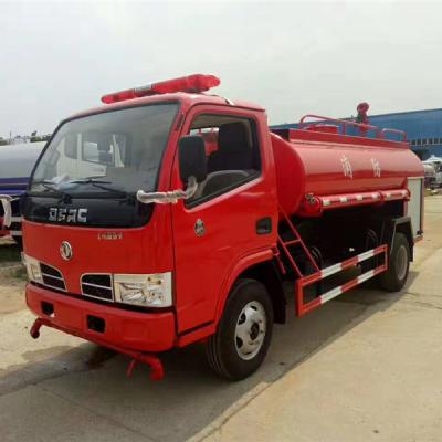 China 4x2 Dongfeng 1000 Gallon Water Tanker Fire Truck Water Capacity 5900x2100x2600mm for sale