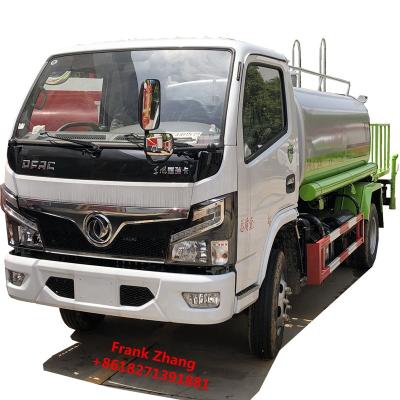 China 4x2 euro 5 Dongfeng 4000 liters mini water tanker truck 3600 for sale