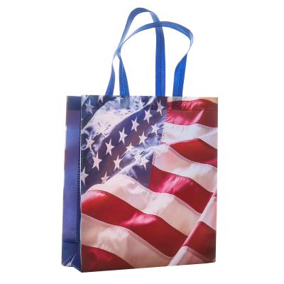 China Wholesale High Quality Environmental Friendly Portable Supermarket Tote Bag Lamination Bag Printing Nonwoven Handled Shopping Lo for sale