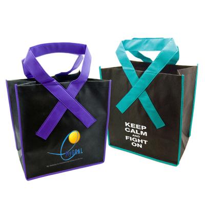 China Handled Reusable Promotional Laminated Non Woven Non Woven Packaging Bago Shopping Bag for sale