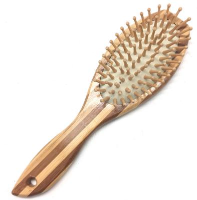 China Biodegradable Gold Biodegradable Beard Combs Cushion Hair Comb Bamboo Hair Brush for sale