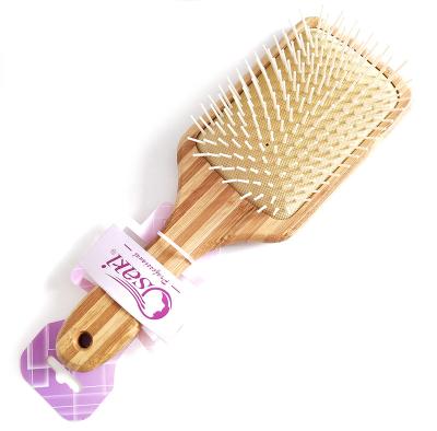 China Cushion Women's Detangling Logo Luxurious Tangle Bamboo Hair Eco Friendly Brush for sale