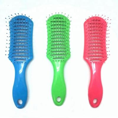 China 2021 Colored Pin Salon Vent Beauty Hair Nylon Brush Osaki Brand Plastic Injection Brush Cushion for sale