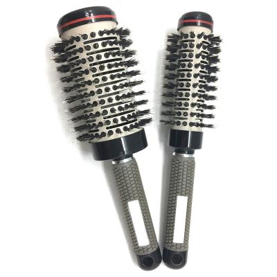 China Round Blow Dry Brush with Professional Round Bristle Hair Brush for Styling Curls and Straight Hair for sale