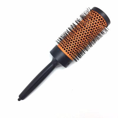 China Brand Compact Thermal Osaki Ionic Ceramic Round Barrel Hot Ceramic Professional Hair Brush for sale