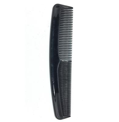 China Salon Large Compact Plastic Black Detangling Hair Comb Cheap Personalized Flat Styling Comb Custom Logo For Barber Hair for sale