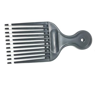 China Compact Black Big Wide Tooth Comb Custom Afro Detangling Hair Comb for sale