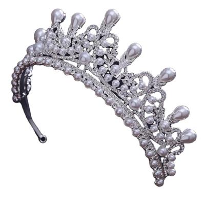 China High Quality Girl Hair Accessories For Designer Bridal Wedding Adult Bride Crown Hair Accessories Bling Wedding Crown for sale