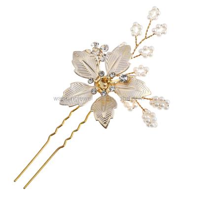 China Wedding Popular Beaded Dress Accessories Bridal Hair Jewelry Headband Bride Hair Comb Wedding Hair Comb Bridal Hair Pin Shape for sale