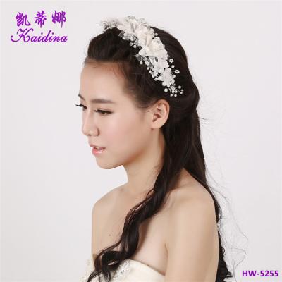 China Girl Hair Accessories Wedding Hair Accessories Trendy Flower Fur Head Band Headband Wholesale Lovely for sale