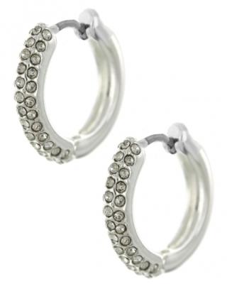 China New Fashion Alloy CLASSIC C Shaped Rhinestone Earring Simple Earring Jewelry For Women for sale