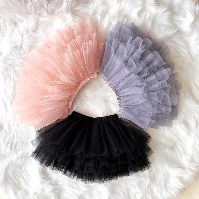 China Anti-wrinkle Cocoyeye Summer Girl Black Tutu Skirt for sale