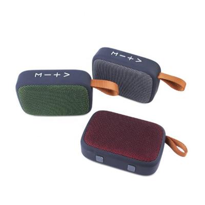 China Mini Wireless BT Wireless High Quality Subwoofers Music Texture Cloth Control Portable Speaker for sale