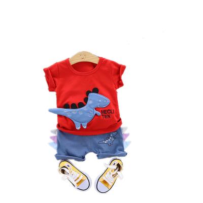 China Foreign Korean version lovely style small children's clothes small children's casual boy's suit 1-4 years old baby short sleeve tide for sale