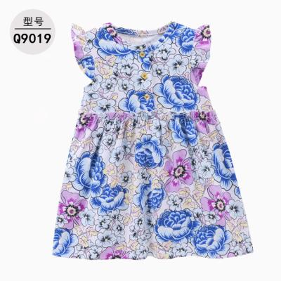 China 0-2 Years Baby Summer Cotton Breathable Skirt Sleeveless Clothes Cute Princess Dress for sale