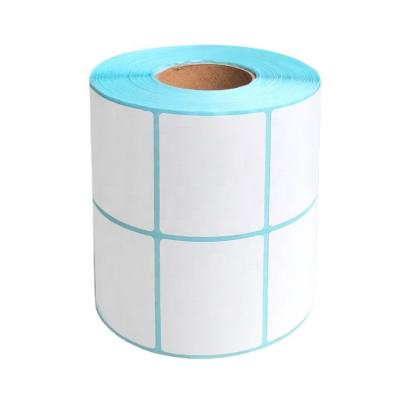 China Factory Price 50*40 Heat Sensitive *2000 Pcs (mm) / Roll White Labels Paper Adhesive Sticker Roll for sale