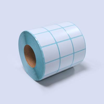 China Factory Price High Quality Heat Sensitive Blank Self-destruct Waterproof Label 30x25(mm) X5000 pcs / Roll Thermal Printing Direct Stickers for sale