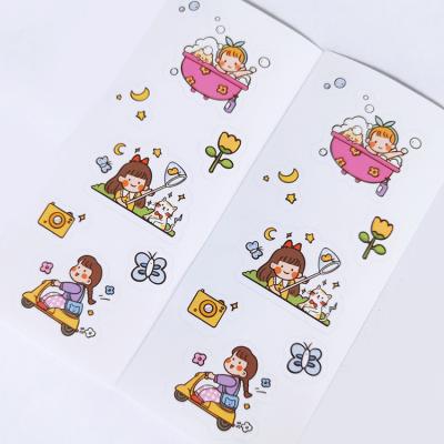 China Toy Christmas Sticker Label Toy Christmas Gift Waterproof Hot Custom Cartoon Sticker Sale Cartoon Child Waterproof Adhesive Sticker for sale