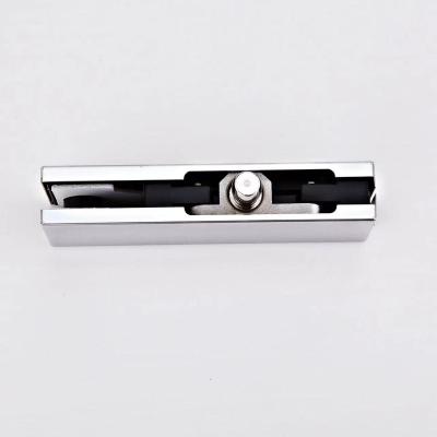 China Wearproof Sliding Door Clip Patch Fittings Glass Door Aluminum Alloy Accessories Over Panel Pivot Patch Fitting for sale